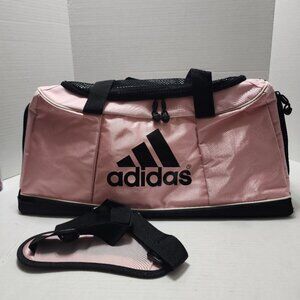 New Adidas Duffle Bag with Shoe Compartment - Pink with Black